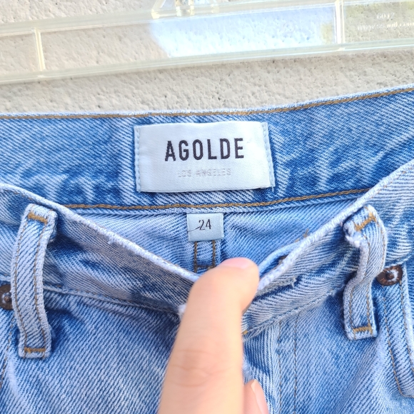 Agolde | 90's Mid Rise Loose Fit in Captured Size 24 - Picture 4 of 13